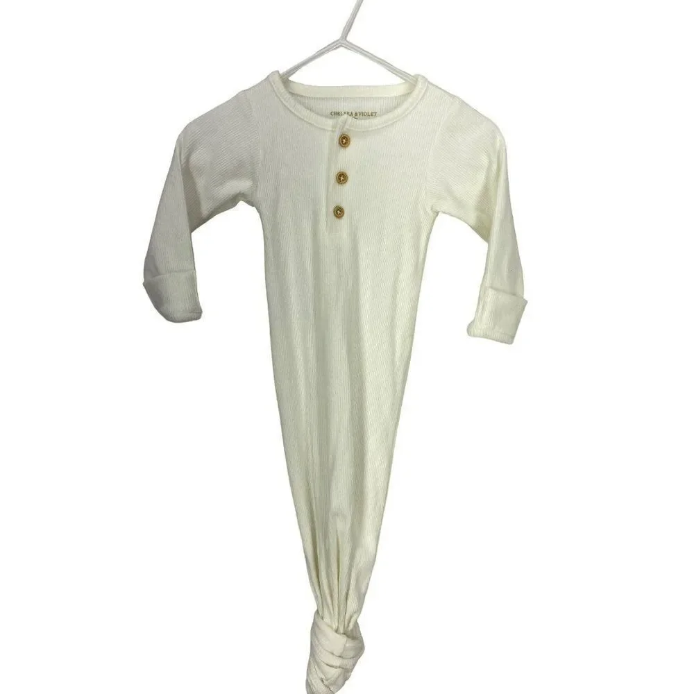 Chelsea And Violet Size 0-6 Months Folded Hands Infant Sleep Gown‎